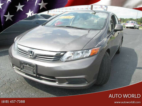 2012 Honda Civic for sale at Auto World in Carbondale IL
