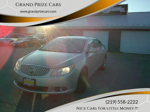 2011 Buick LaCrosse for sale at Grand Prize Cars in Cedar Lake IN