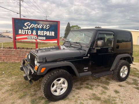 2004 Jeep Wrangler for sale at Spears Auto and Repair in Cadillac MI