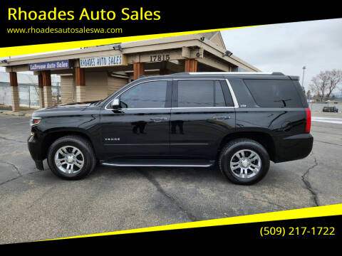 2015 Chevrolet Tahoe for sale at Rhoades Auto Sales in Spokane Valley WA