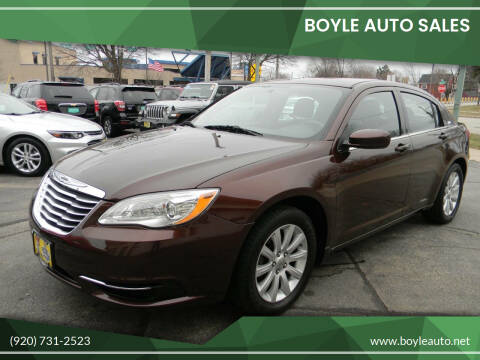 2012 Chrysler 200 for sale at Boyle Auto Sales in Appleton WI