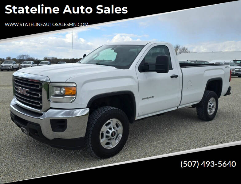2015 GMC Sierra 2500HD for sale at Stateline Auto Sales in Mabel MN