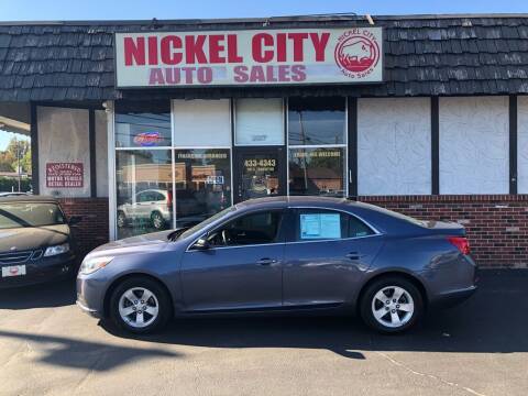 2013 Chevrolet Malibu for sale at NICKEL CITY AUTO SALES in Lockport NY