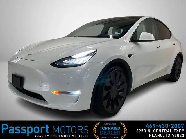 2021 Tesla Model Y for sale at Passport Motors Auto Leasing in Plano TX