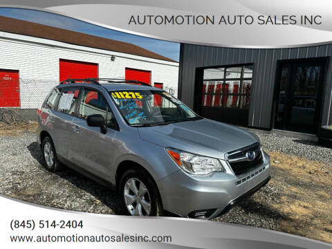 2016 Subaru Forester for sale at Automotion Auto Sales Inc in Kingston NY