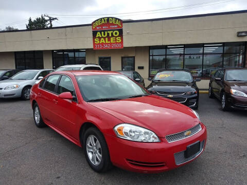 2012 Chevrolet Impala for sale at GREAT DEAL AUTO SALES in Center Line MI