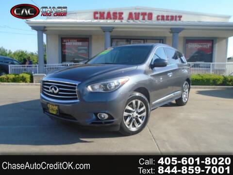 2013 Infiniti JX35 for sale at Chase Auto Credit in Oklahoma City OK