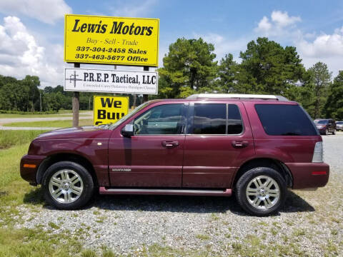 2008 Mercury Mountaineer for sale at Lewis Motors LLC in Deridder LA