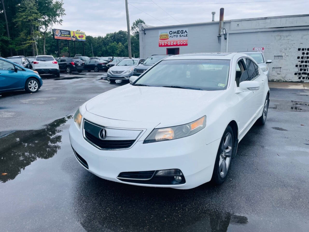 2013 Acura TL for sale at Omega Auto Sales in Chesapeake, VA