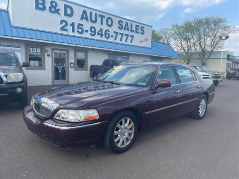 2008 Lincoln Town Car for sale at B & D Auto Sales Inc. in Fairless Hills PA