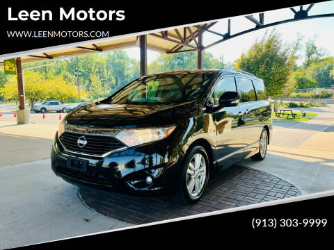 2012 Nissan Quest for sale at Leen Motors in Merriam KS
