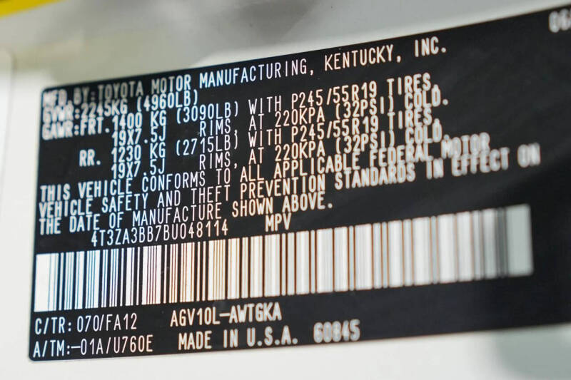 2011 Toyota Venza FWD 4cyl