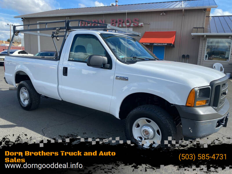 2005 Ford F250 Long Bed 4x4 for sale at Dorn Brothers Truck and Auto Sales in Salem OR