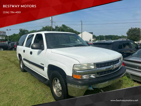 2001 Chevrolet Suburban for sale at BESTWAY MOTORS in Winston Salem NC