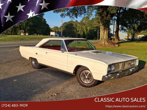 1967 Dodge Coronet for sale at Classic Auto Sales in Maiden NC