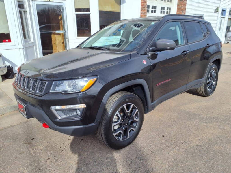 Used 2019 Jeep Compass Trailhawk with VIN 3C4NJDDB6KT697427 for sale in Sand Creek, WI