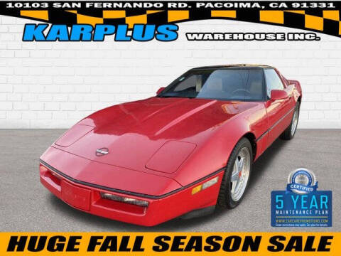 1988 Chevrolet Corvette for sale at Karplus Warehouse in Pacoima CA