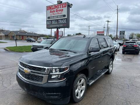 2016 Chevrolet Tahoe for sale at Unlimited Auto Group in West Chester OH