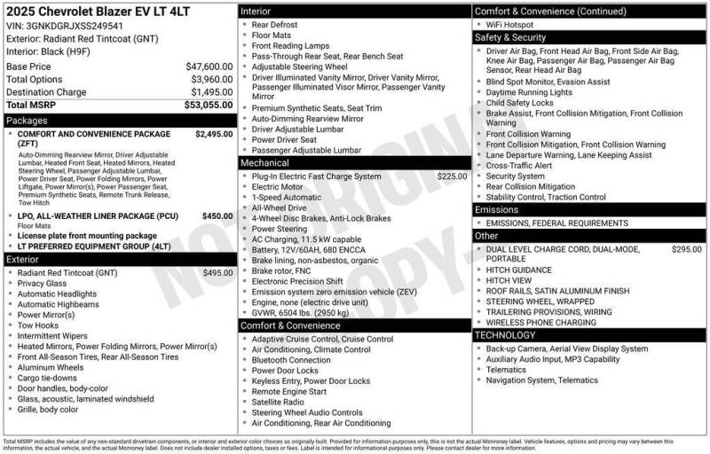 2025 Chevrolet Blazer EV LT