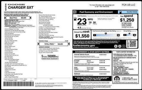 2022 Dodge Charger SXT