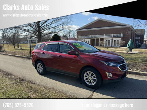 2018 Chevrolet Equinox for sale at Clarks Auto Sales in Connersville IN