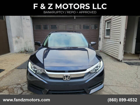 2018 Honda Civic for sale at F & Z MOTORS LLC in Vernon Rockville CT