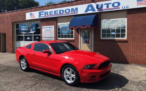 2013 Ford Mustang for sale at FREEDOM AUTO LLC in Wilkesboro NC