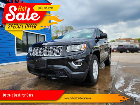 2014 Jeep Grand Cherokee for sale at Detroit Cash for Cars in Warren MI
