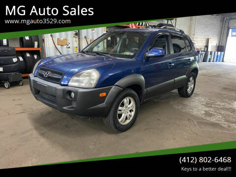 2008 Hyundai Tucson for sale at MG Auto Sales in Pittsburgh PA