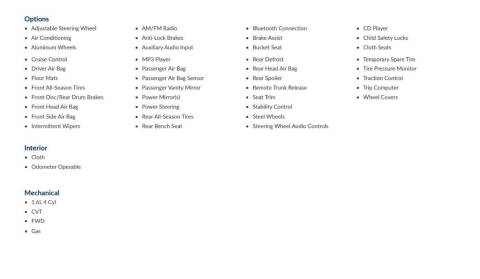 2017 Nissan Versa 1.6 S