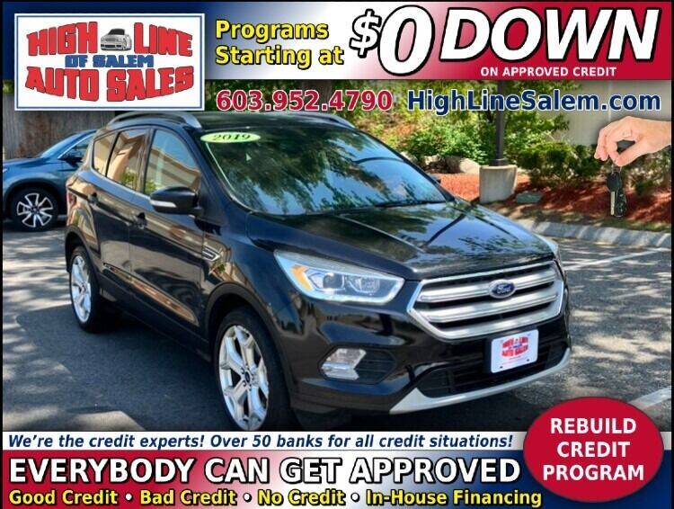 2019 Ford Escape for sale at High Line Auto Sales of Salem in Salem NH