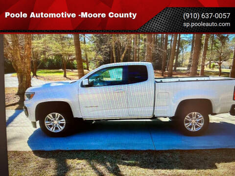 2022 Chevrolet Colorado for sale at Poole Automotive in Laurinburg NC