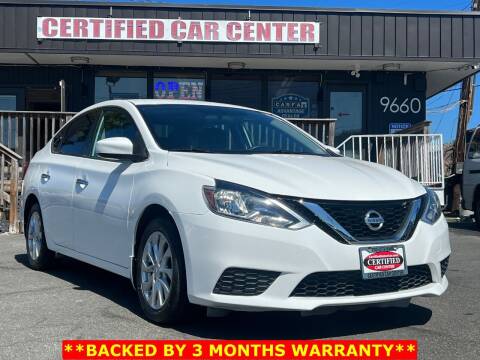 2017 Nissan Sentra for sale at CERTIFIED CAR CENTER in Fairfax VA