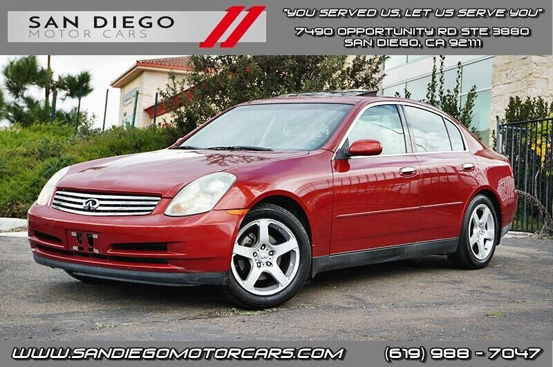 2004 Infiniti G35 for sale at San Diego Motor Cars LLC in Spring Valley CA