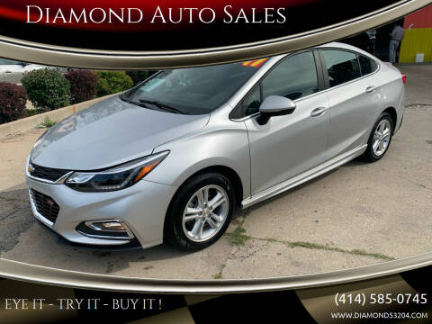 2017 Chevrolet Cruze for sale at DIAMOND AUTO SALES LLC in Milwaukee WI