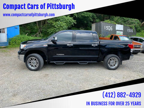 2013 Toyota Tundra for sale at Compact Cars of Pittsburgh in Pittsburgh PA