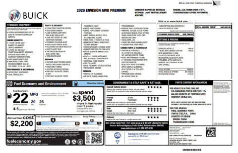 2020 Buick Envision Premium