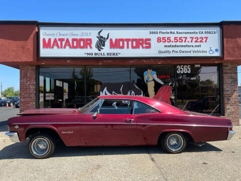 1966 Chevrolet Impala for sale at Matador Motors in Sacramento CA