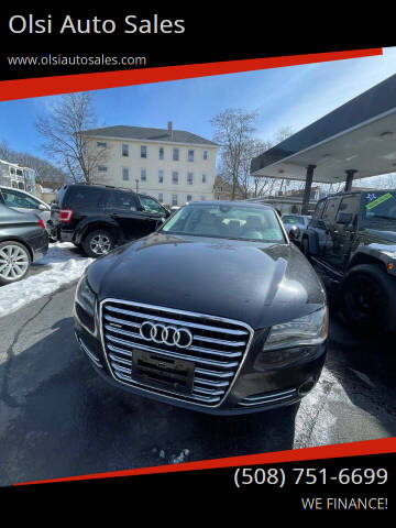 2012 Audi A8 L for sale at Olsi Auto Sales in Worcester MA