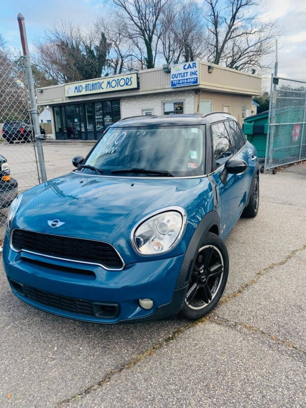 2011 MINI Cooper Countryman for sale at Mid-Atlantic Motors, LLC in Portsmouth VA