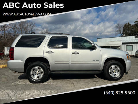 2013 Chevrolet Tahoe for sale at ABC Auto Sales in Culpeper VA