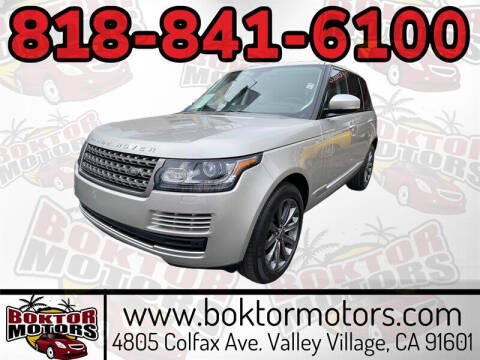 2015 Land Rover Range Rover for sale at Boktor Motors in North Hollywood CA