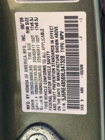 2009 Honda CR-V EX