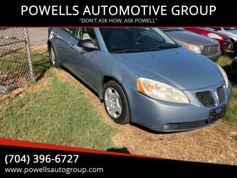 2008 Pontiac G6 for sale at POWELLS AUTOMOTIVE GROUP in Gastonia NC