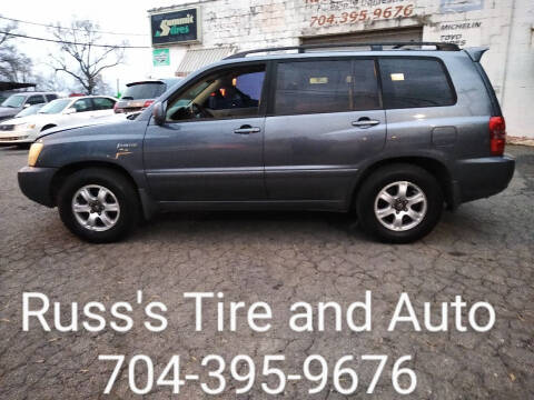 2002 Toyota Highlander for sale at Russ's Tire and Auto LLC in Charlotte NC