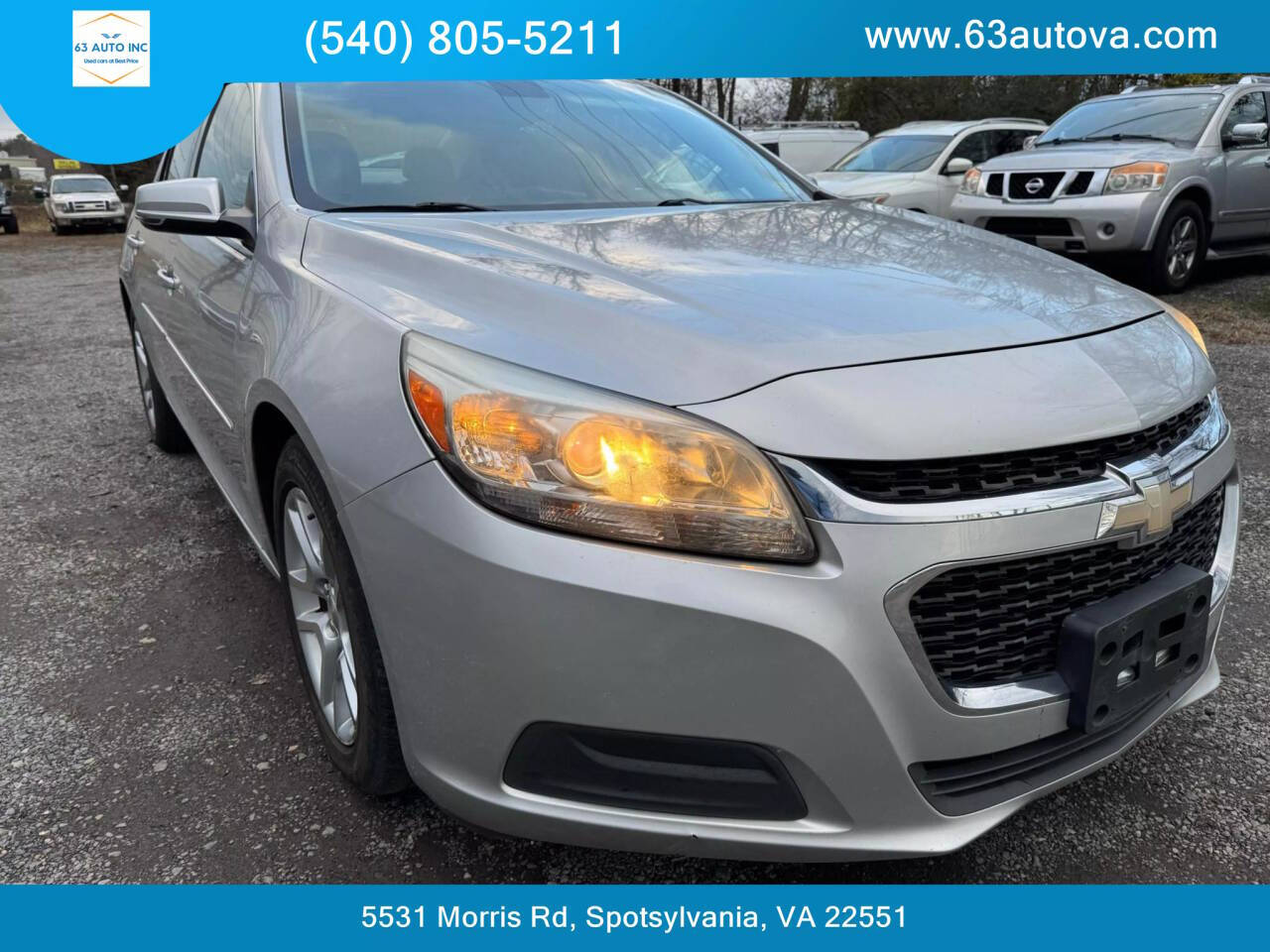 2014 Chevrolet Malibu for sale at 63 Auto Inc in Spotsylvania, VA