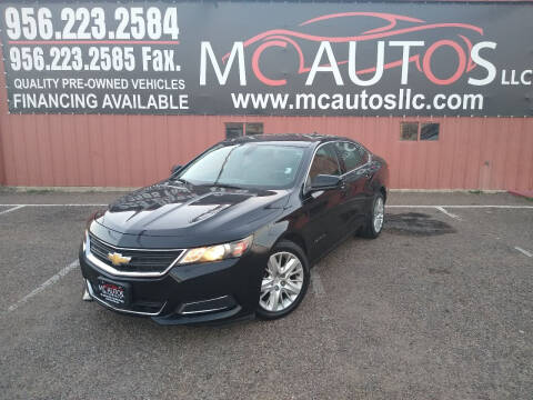 2015 Chevrolet Impala for sale at MC Autos LLC in Pharr TX