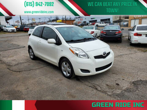 2010 Toyota Yaris for sale at Green Ride Inc in Nashville TN