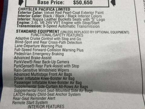 2023 Chrysler Pacifica Limited