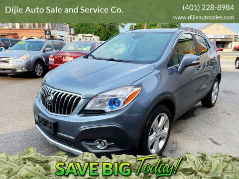 2015 Buick Encore for sale at Dijie Auto Sales and Service Co. in Johnston RI